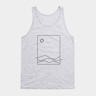 Abstract landscape on a sunny day Tank Top